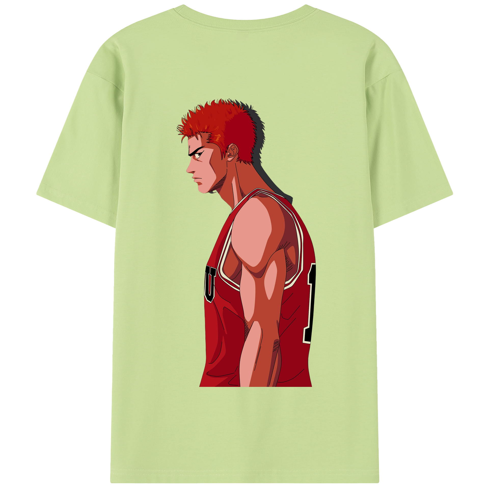 SLAM DUNK／スラムダンク 綿100％半袖Tシャツ（背面プリント）